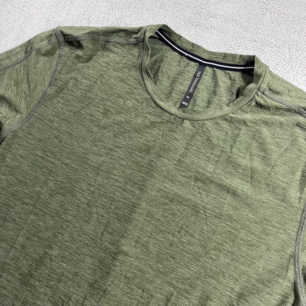 Ten Thousand Versatile Shirt Mens XL Olive Green Heather Training Tee TTKT009